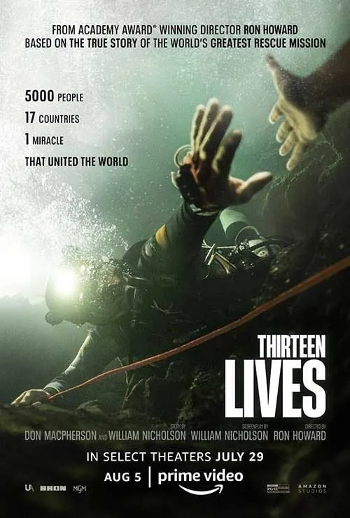 Thirteen Lives Movie Poster tivorotv VOD