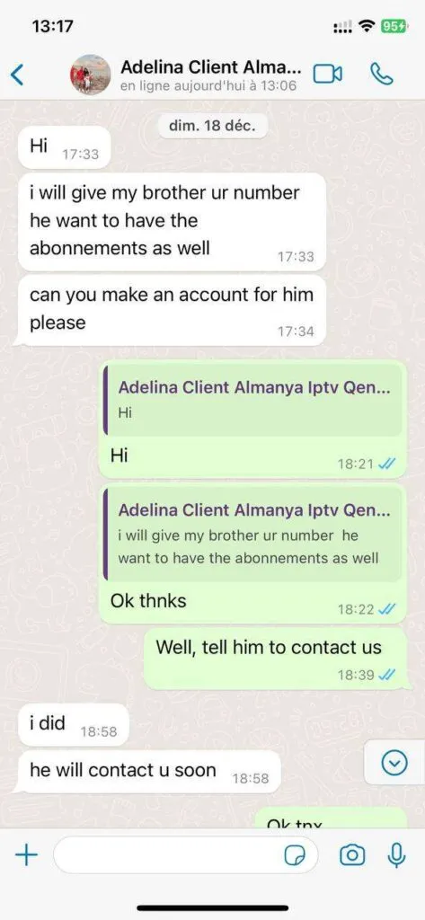 WhatsApp Support Chat Screenshot 5 tivorotv